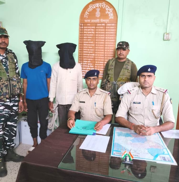 Aurangabad News : चैनपुर में ग्रामीण जलापूर्ति योजना का पाइप चोरी कर रहे औरंगाबाद के दो शातिर गिरफ्तार