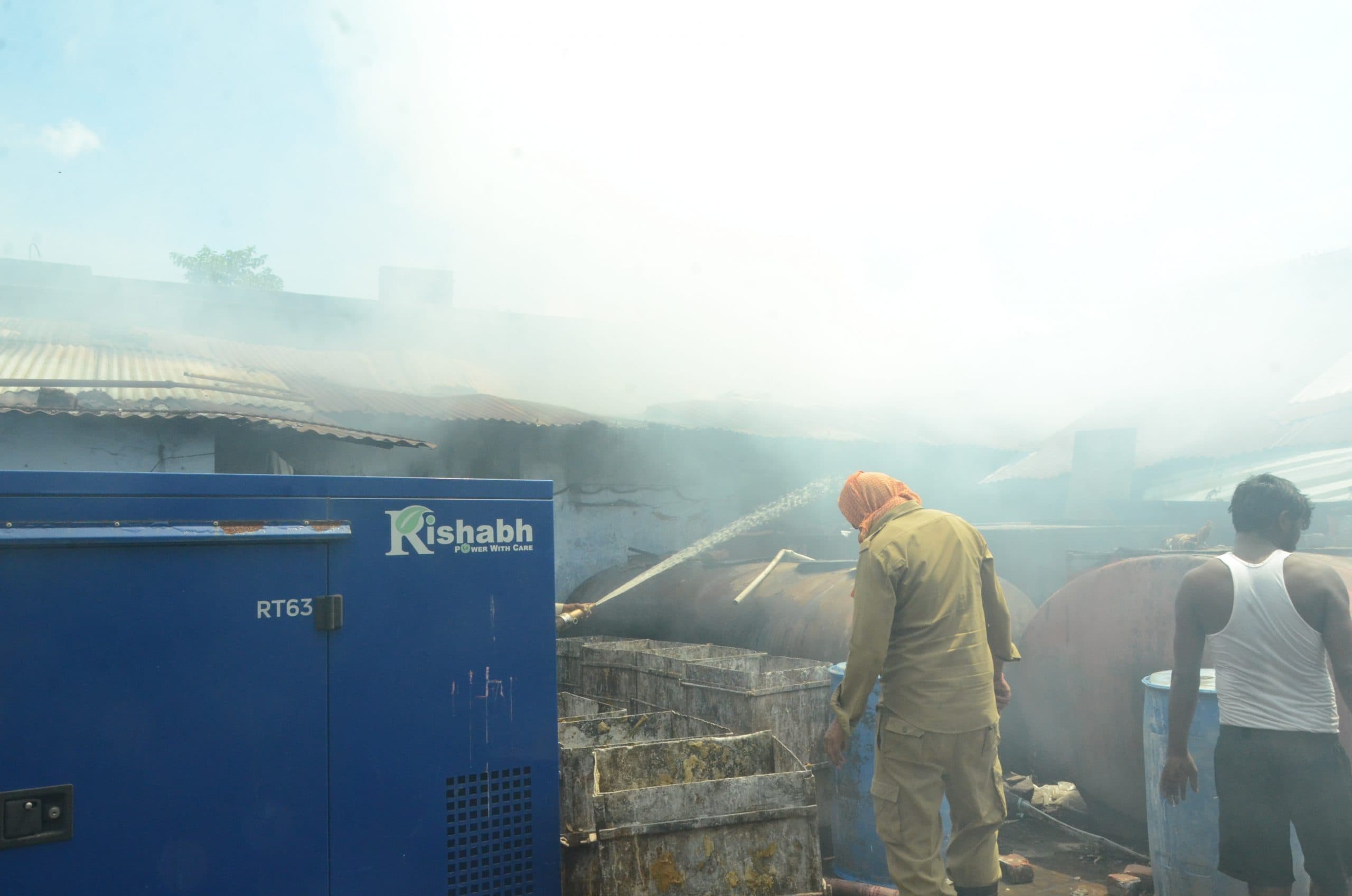 सीतको साबुन कंपनी के ऑफिस में लगी आग, दो लाख की क्षति