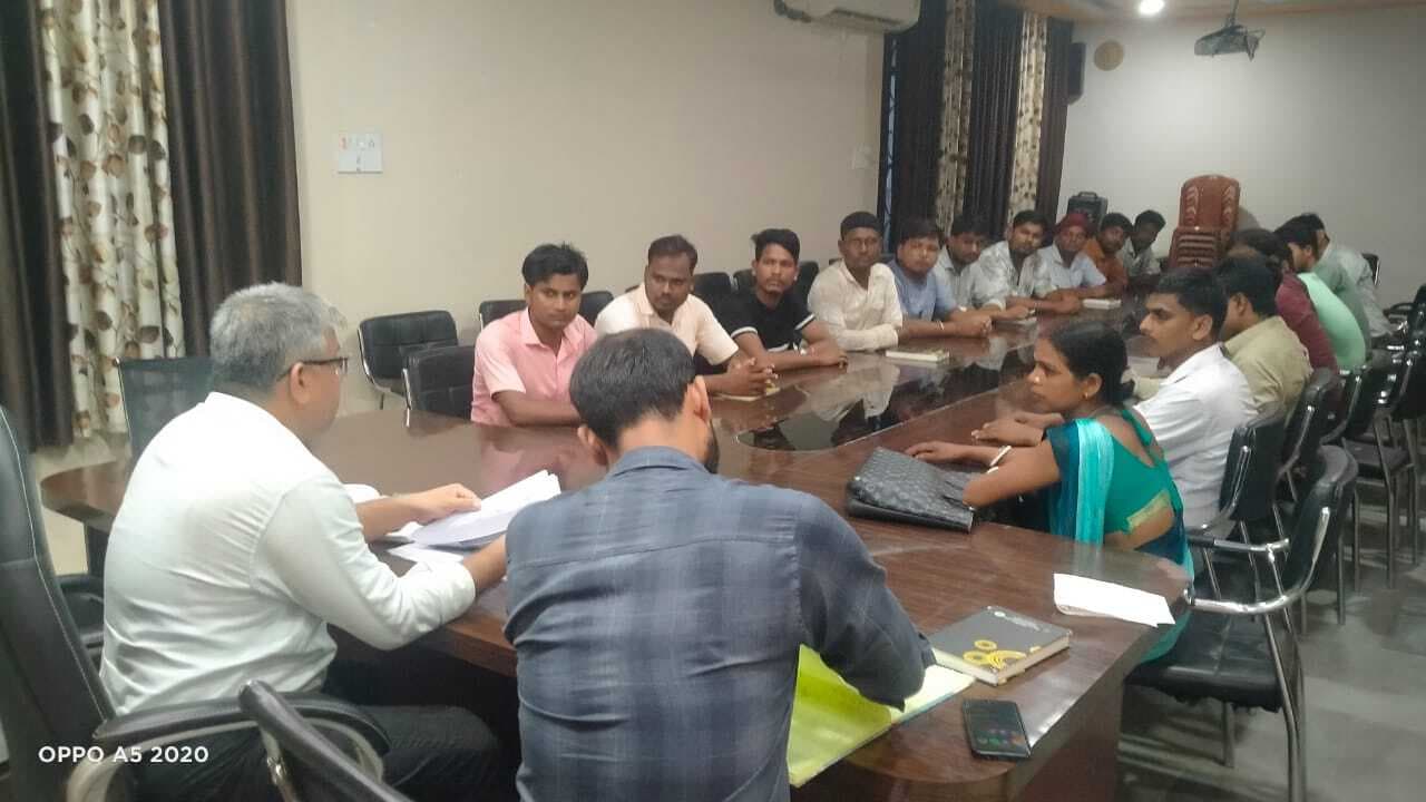 स्वच्छता अभियान की तैयारी को ले बीडीओ ने की बैठक