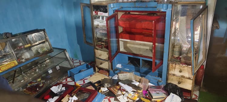 ज्वेलरी दुकान में सेंधमारी, चोरों ने लाखों के जेवर व नकदी चुराये