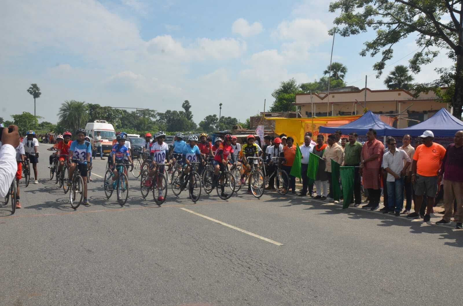 राज्य रोड साइक्लिंग प्रतियोगिता में पूर्वी चंपारण के खिलाड़ियों का दबदबा