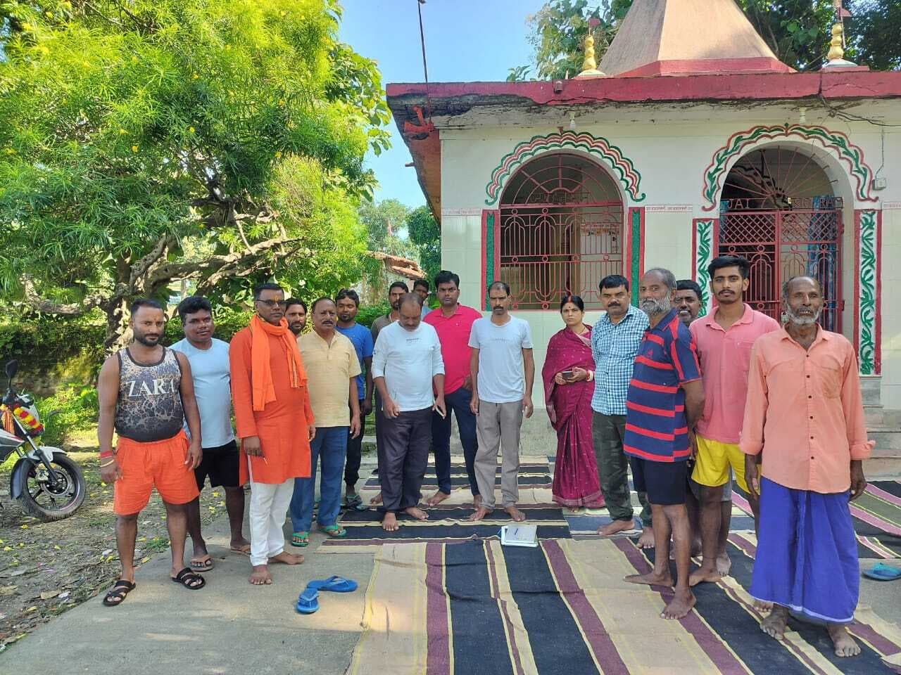 भगवती मठ मंदिर में दुर्गा पूजा कमेटी गठित