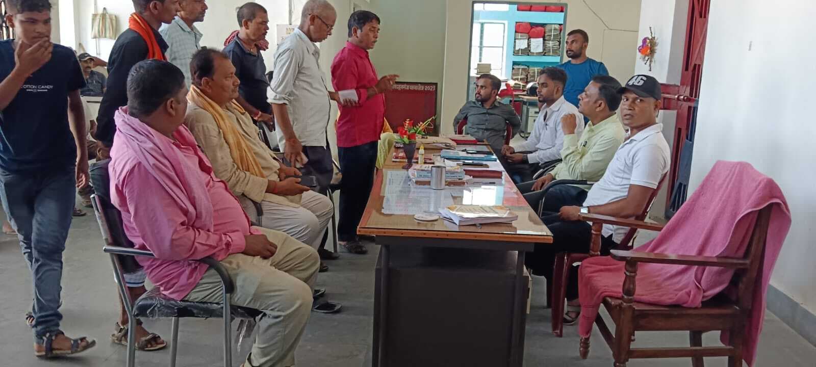 सन्तमत सत्संग मंदिर का मामला सीओ के जनता दरबार में पहुंचा