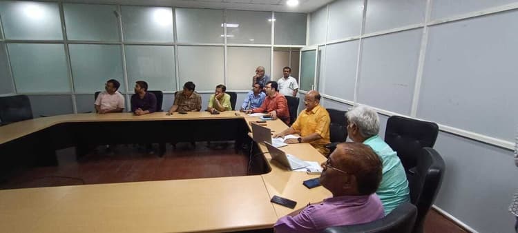 एमयू व उसके अंगीभूत कॉलेजों के आधारभूत संरचनाओं को लेकर शिक्षा विभाग ने की ऑनलाइन बैठक