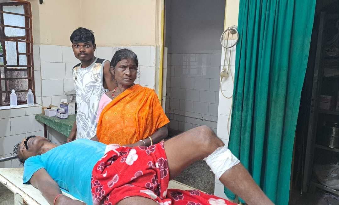 वाहन के धक्का से साइकिल सवार जख्मी, धनबाद रेफर