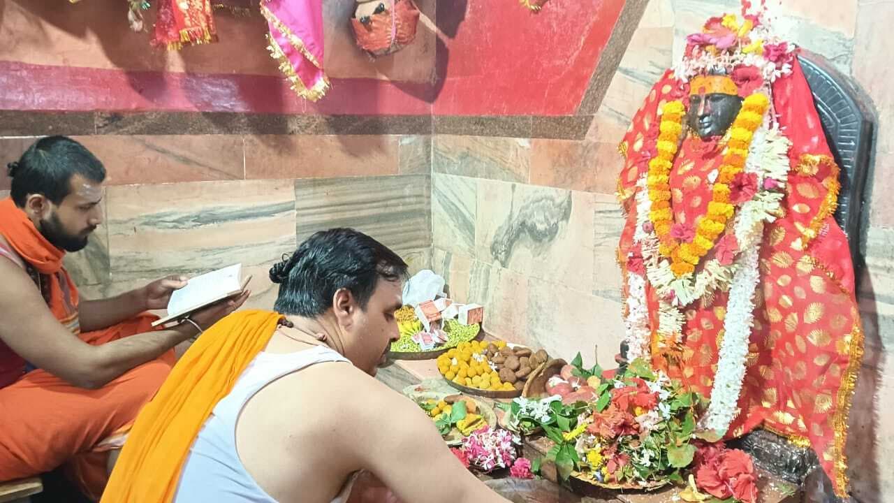 बाबा मंदिर में मां अन्नपूर्णा की हुई वार्षिक पूजा