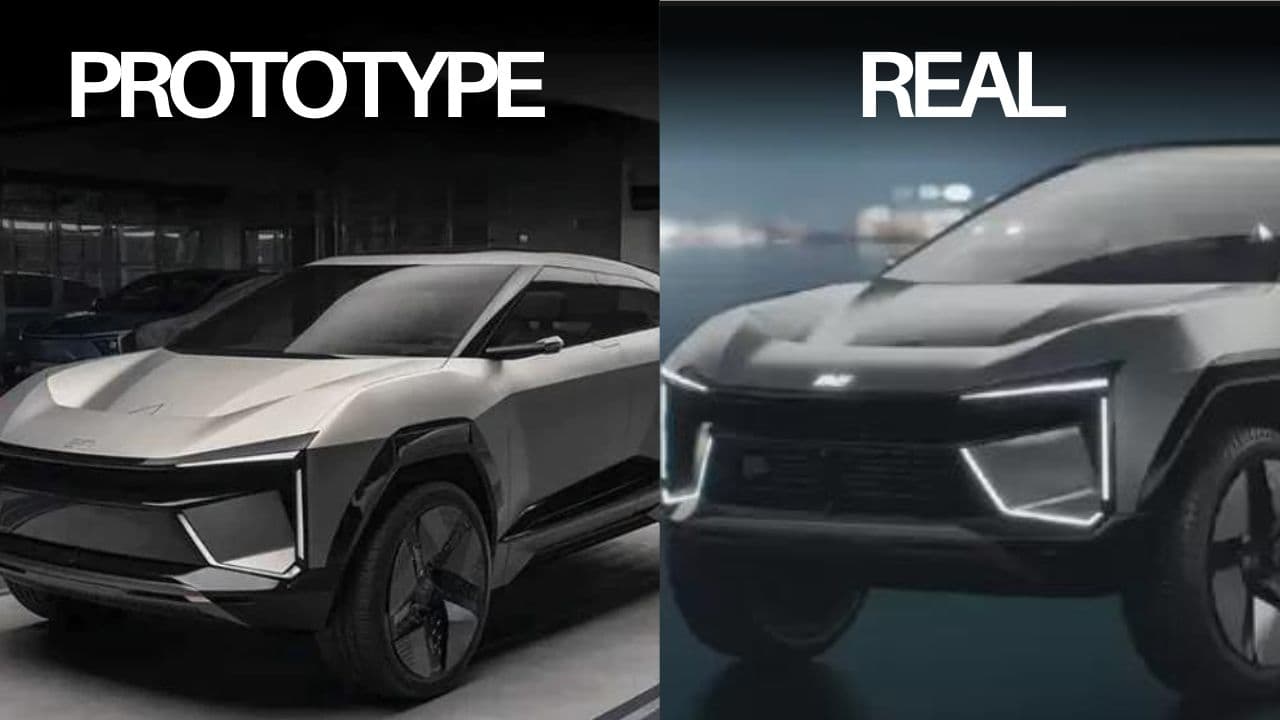 महिंद्रा की सुपर लग्जरी ईवी BE.05 का प्रोडक्शन मॉडल आया नजर, प्रोटोटाइप से मिलता है लुक