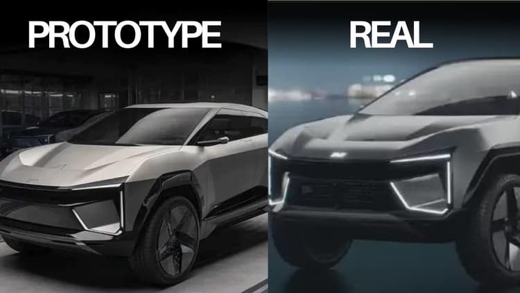 महिंद्रा की सुपर लग्जरी ईवी BE.05 का प्रोडक्शन मॉडल आया नजर, प्रोटोटाइप से मिलता है लुक