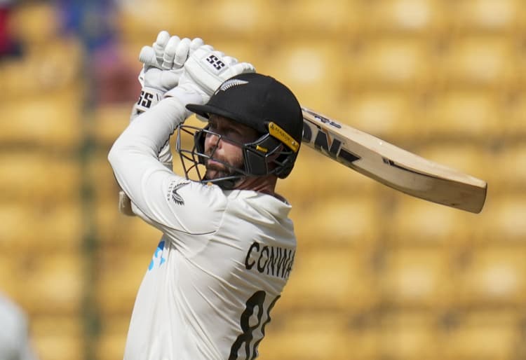 IND vs NZ: जिस पिच पर भारतीय शेर हुए ढेर, उसी पिच पर डेवोन कॉन्वे ने जड़ दिए 91 रन