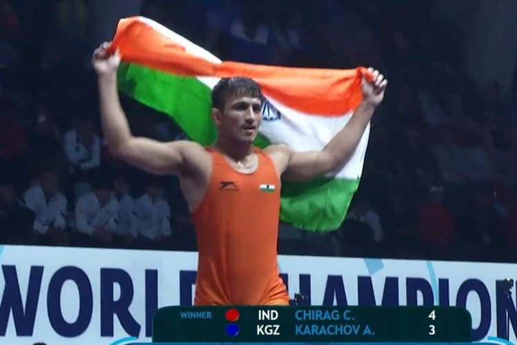 U23 WWC: तिराना में चिराग ने फहराया तिरंगा, विश्व कुश्ती चैंपियनशिप, भारत ने जीते 9 पदक