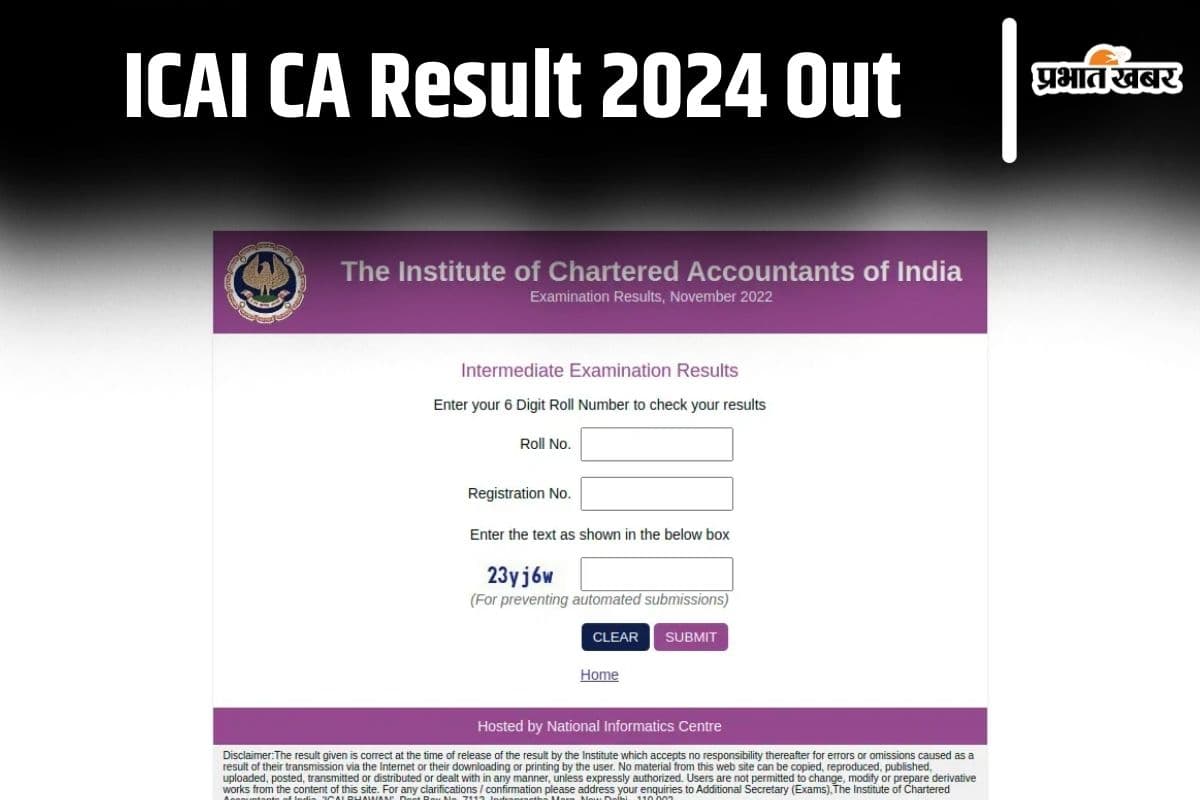 ICAI CA Result 2024: CA рдлрд╛рдЙрдВрдбреЗрд╢рди рдФрд░ рдЗрдВрдЯрд░ рдХрд╛ рд░рд┐рдЬрд▓реНрдЯ рдЬрд╛рд░реА, рдпрд╣рд╛рдВ рдХрд░реЗрдВ рдЪреЗрдХ