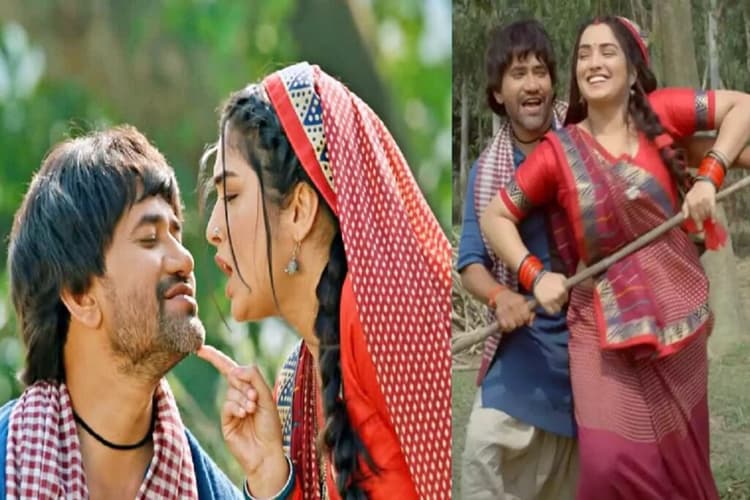 Bhojpuri Song: गाना मरून कलर सड़िया 200 मिलियन के करीब, फैंस को खूब पसंद आ रहा आम्रपाली दुबे और निरहुआ की जोड़ी