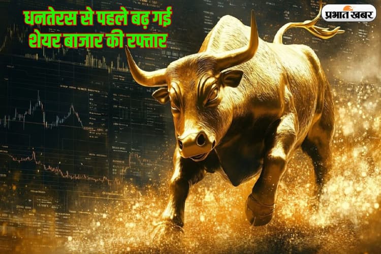 धनतेरस से पहले शेयर बाजार में तेजी, शुरुआती कारोबार में 251 अंक पर खुला सेंसेक्स