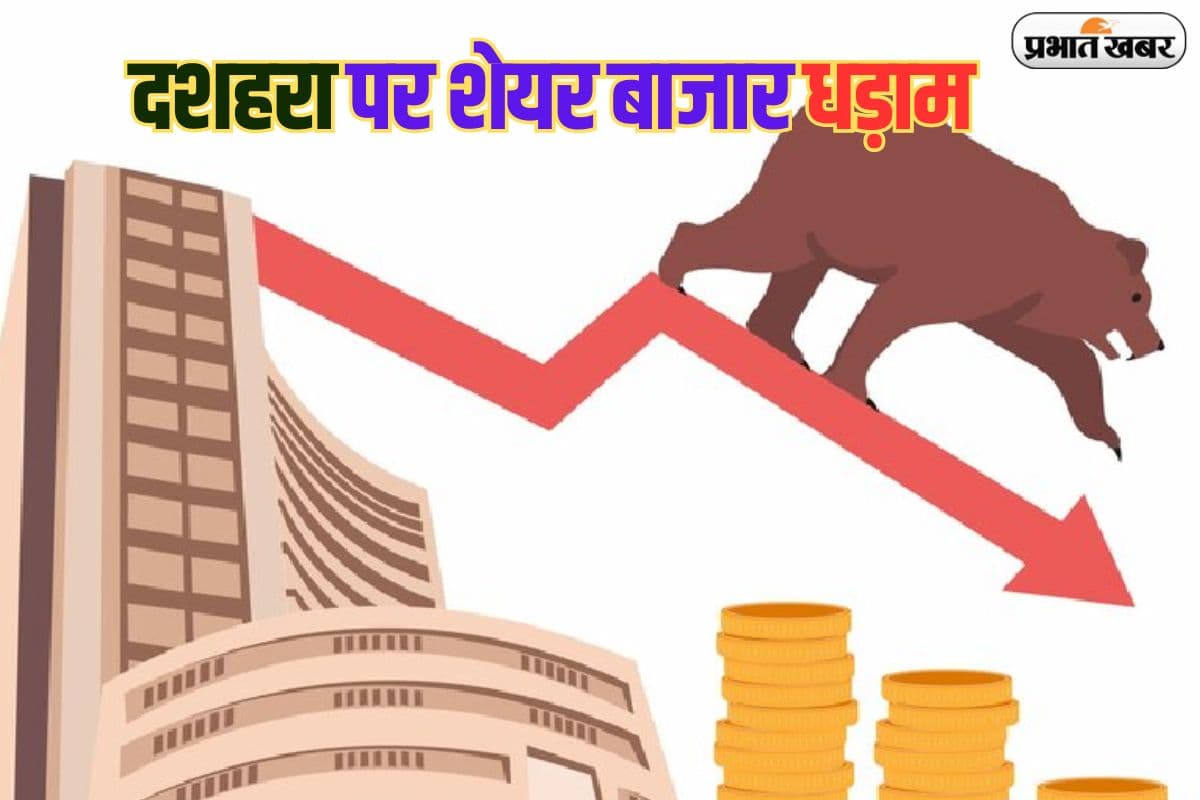 वैश्विक स्तर पर कमजोर रुख से शेयर बाजार में गिरावट, 230 अंक गिरा सेंसेक्स