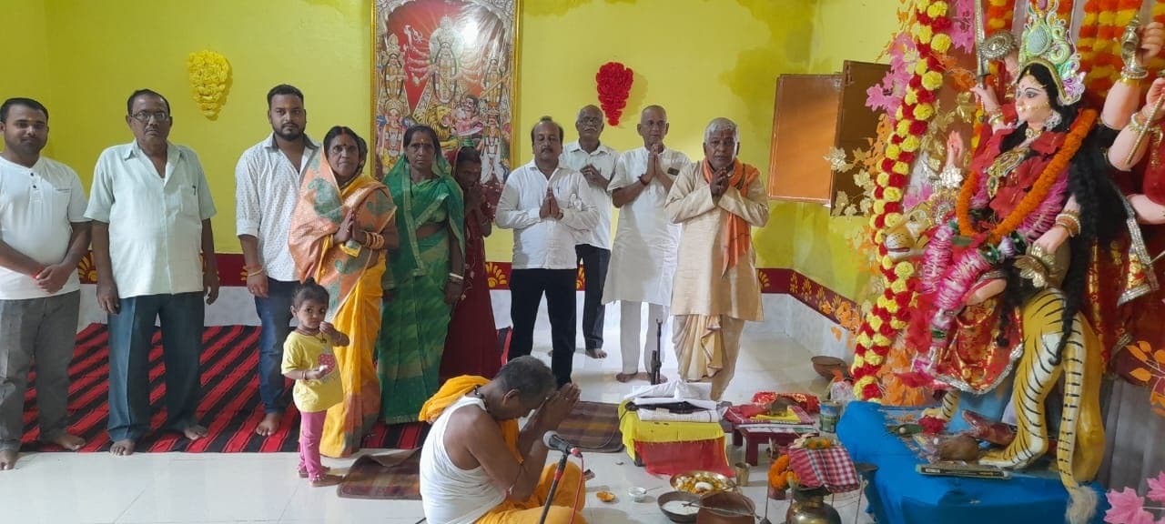 BOKARO NEWS : बेरमो के दुर्गा मंदिरों में कलश स्थापना के साथ शारदीय नवरात्र शुरू