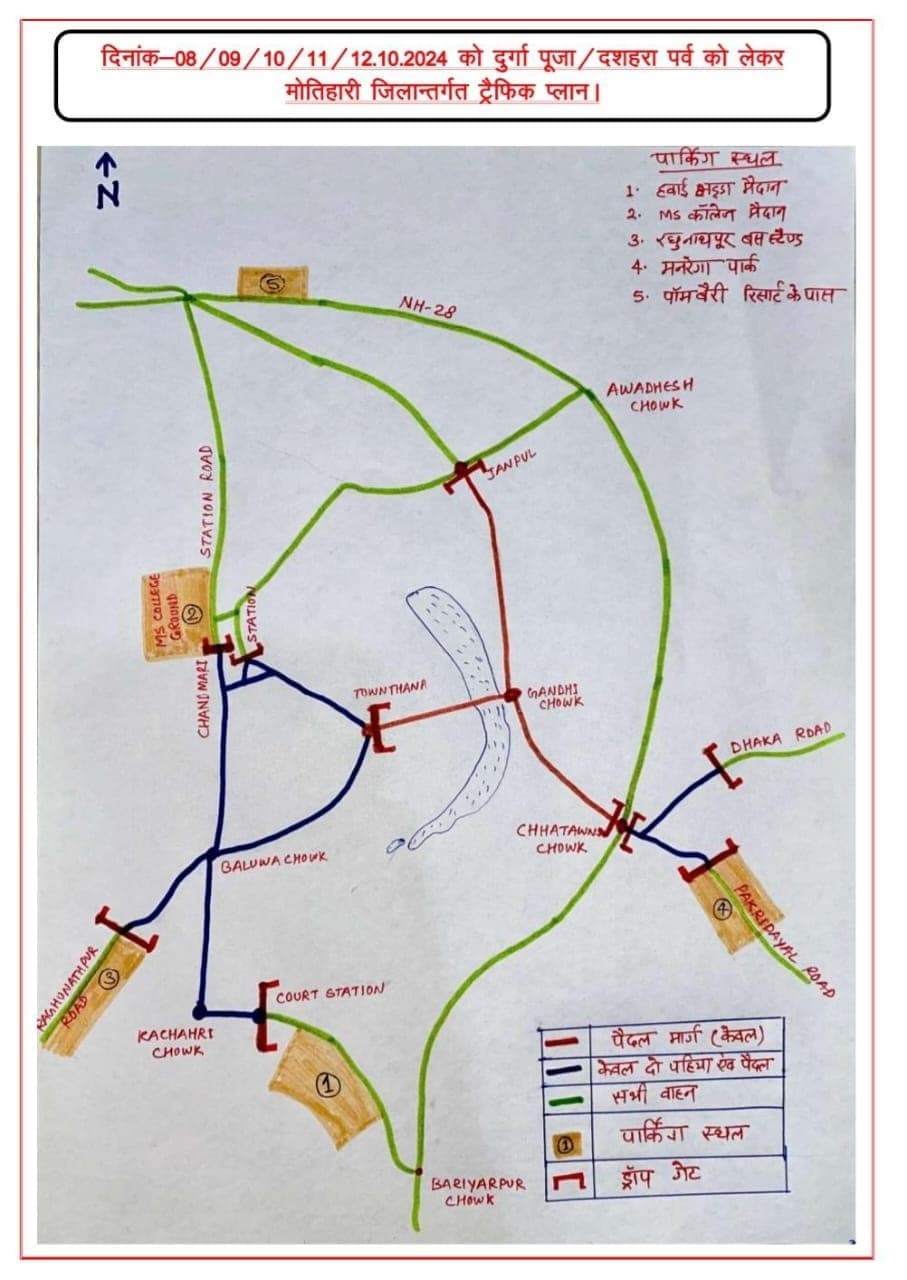 दशहरा मेला काे लेकर ट्रैफिक प्लान तैयार