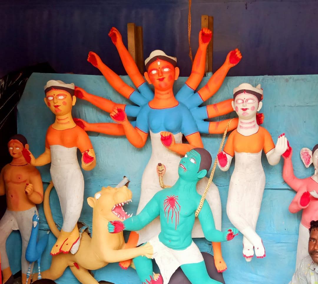 फतेहपुर में दुर्गा पूजा उत्सव को लेकर है उत्साह का माहौल