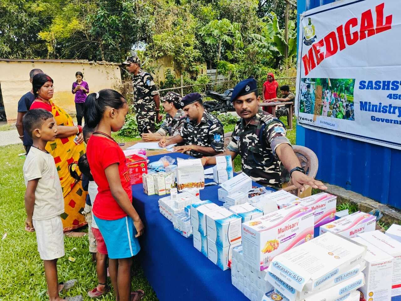 शिविर में 110 मरीजों का हुआ इलाज, मुफ्त में दी गयी दवाई