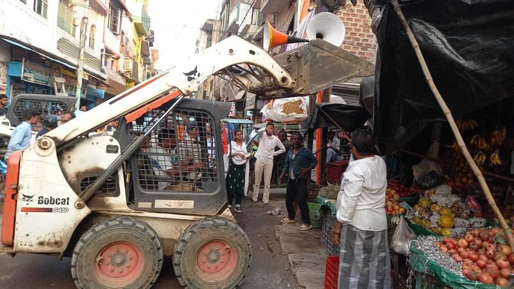 Jamui News : कचहरी से बाजार तक हटाया गया अतिक्रमण