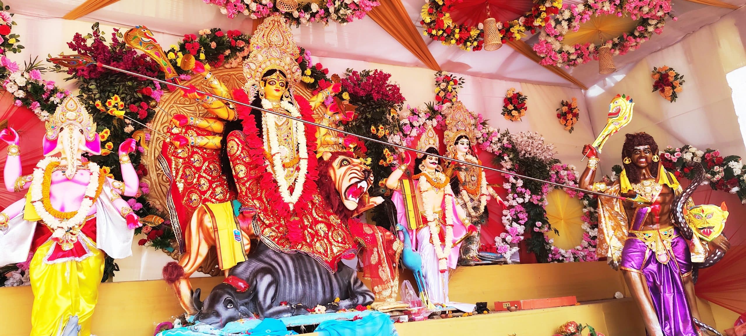 Aurangabad News: थीम आधारित पंडाल श्रद्धालुओं को कर रहे आकर्षित