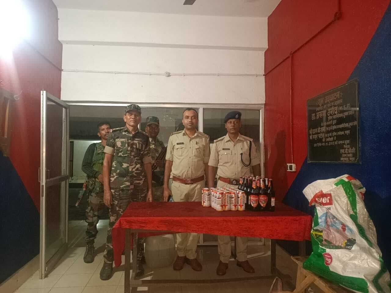 होटल से अवैध शराब जब्त, संचालक गिरफ्तार