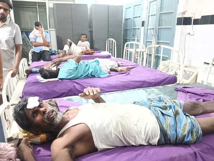 Patna News : कार ने चार रिक्शा चालकों समेत सात को मारी टक्कर, हालत गंभीर