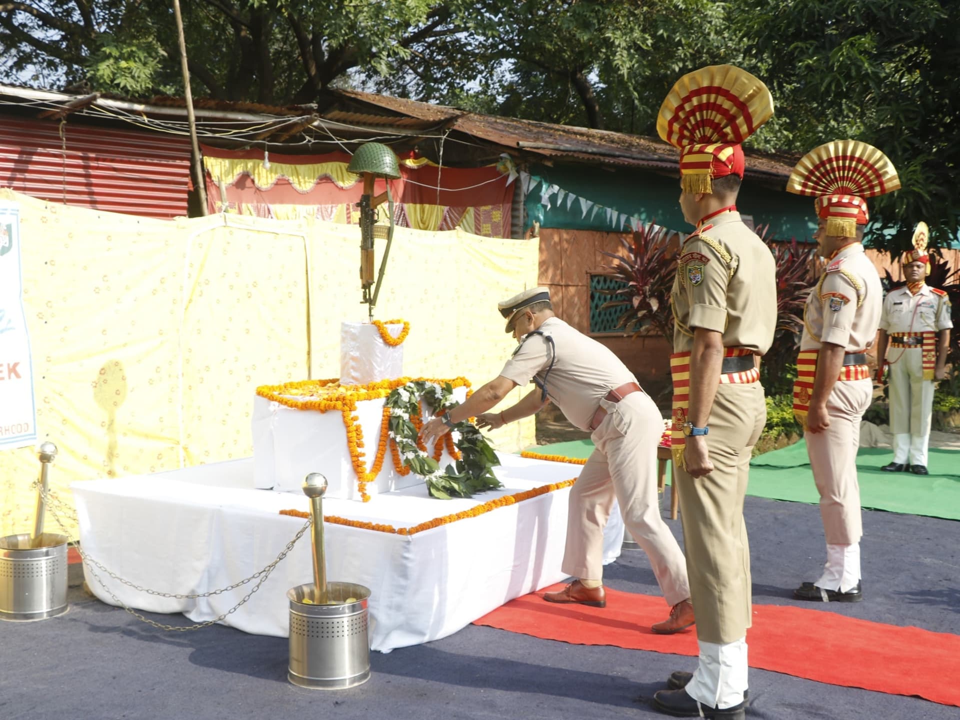 स्मृति दिवस पर प्राणों की आहूति देने वाले वीर शहीदों की दी गयी श्रद्धांजलि