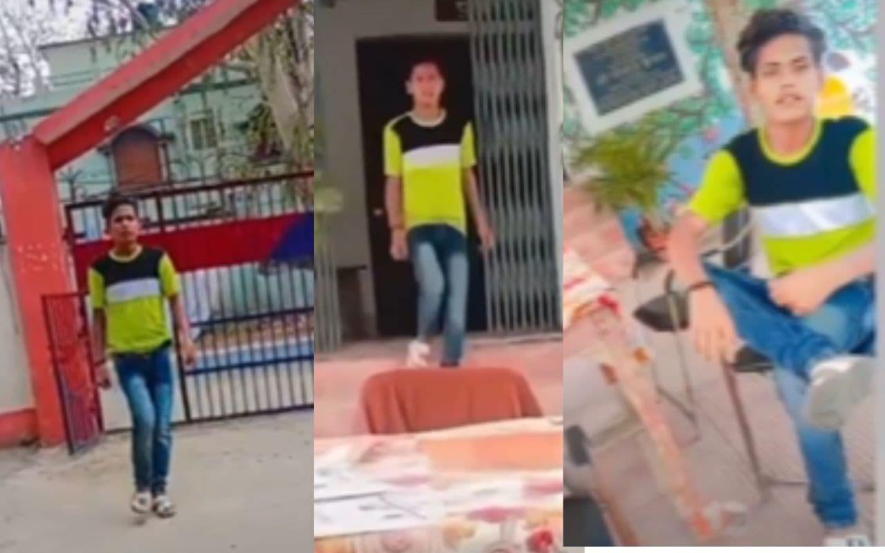 जमुई में थानेदार की कुर्सी पर बैठकर युवक ने अश्लील गानों पर बनाया रील्स, Video वायरल होने के बाद बोला…