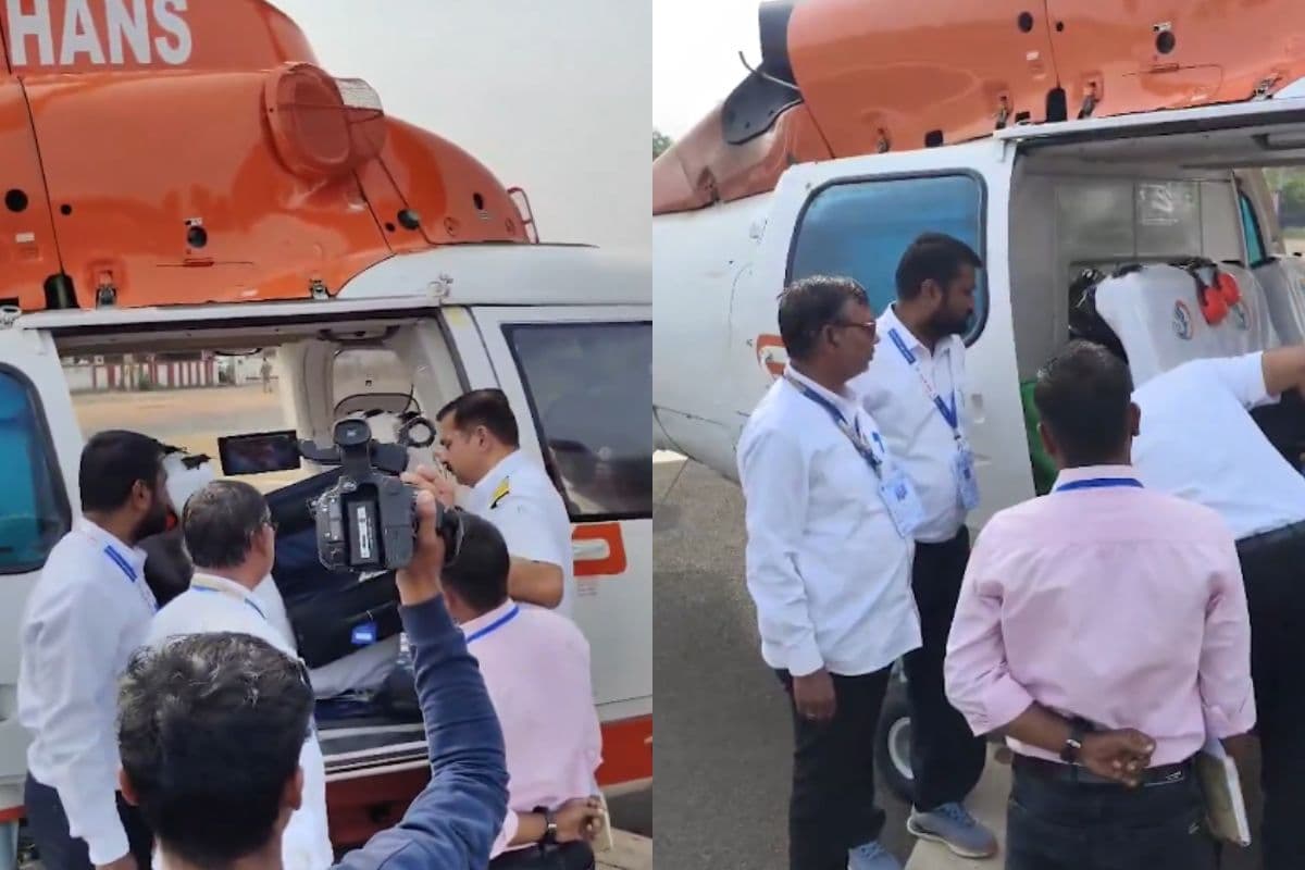 Election Commission check amit shah helicopter Election Commission check amit shah helicopter