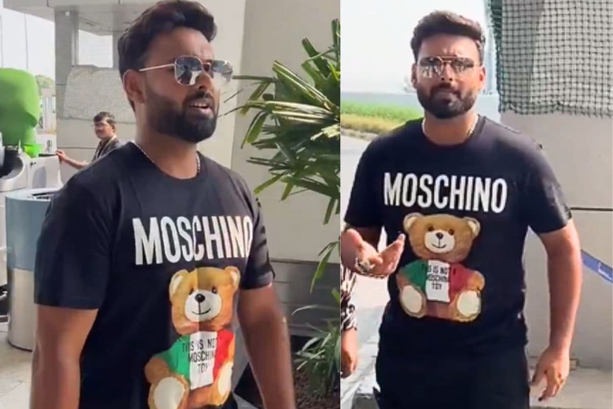 Rishabh Pant in T shirt Rishabh Pant in T shirt