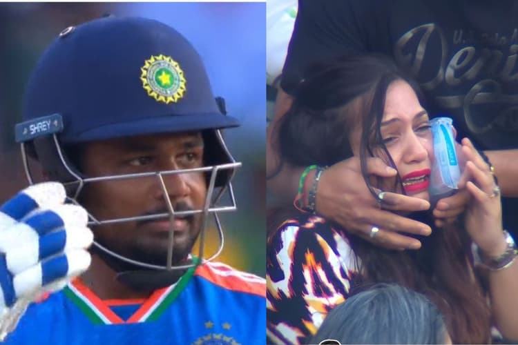 Sanju Samson: संजू के छक्के से चोटिल हुई महिला, रोते फैन से संजू ने मांगी माफी, देखें वीडियो