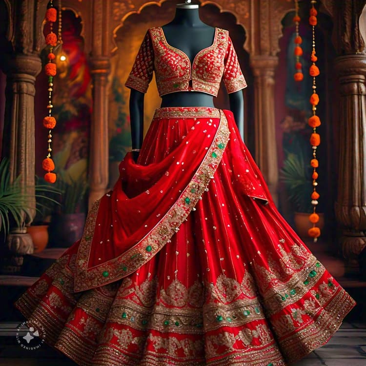 Indian Bridal Lehenga: आप भी चुन लीजिए ये 5 एलिगेंट लहेंगे, लगेंगी सुंदर