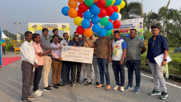 Cycling: राज्य स्तरीय रोड साइकिलिंग प्रतियोगिता का उदघाटन