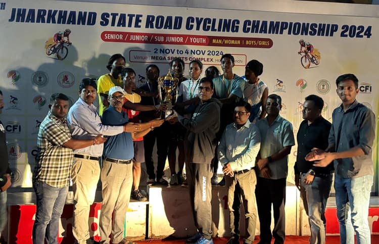 Cycling: स्टेट रोड साइकिलिंग में रांची बना विजेता, वेस्ट सिंहभूम उप विजेता