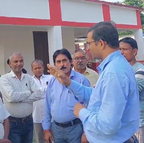 मंदिर की जमीन पर सड़क निर्माण की जांच