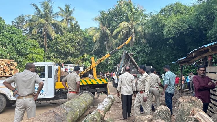 Bhubaneswar News: विजिलेंस विभाग ने अवैध आरा मशीन से 12 लाख रुपये के उपकरण और कीमती लकड़ी जब्त की