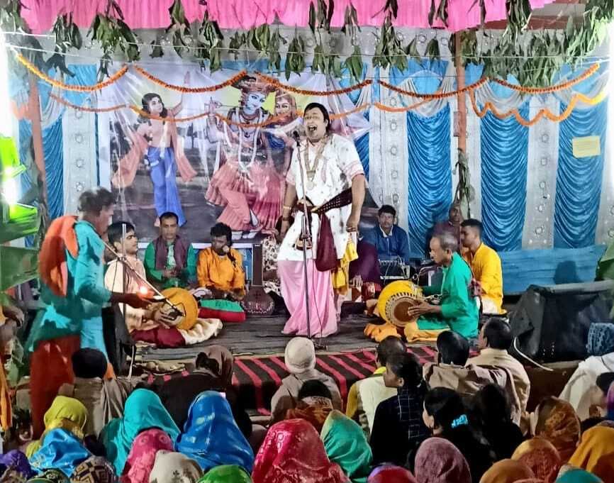 बाघमारा में 24 प्रहर अखंड हरिनाम संकीर्तन जारी