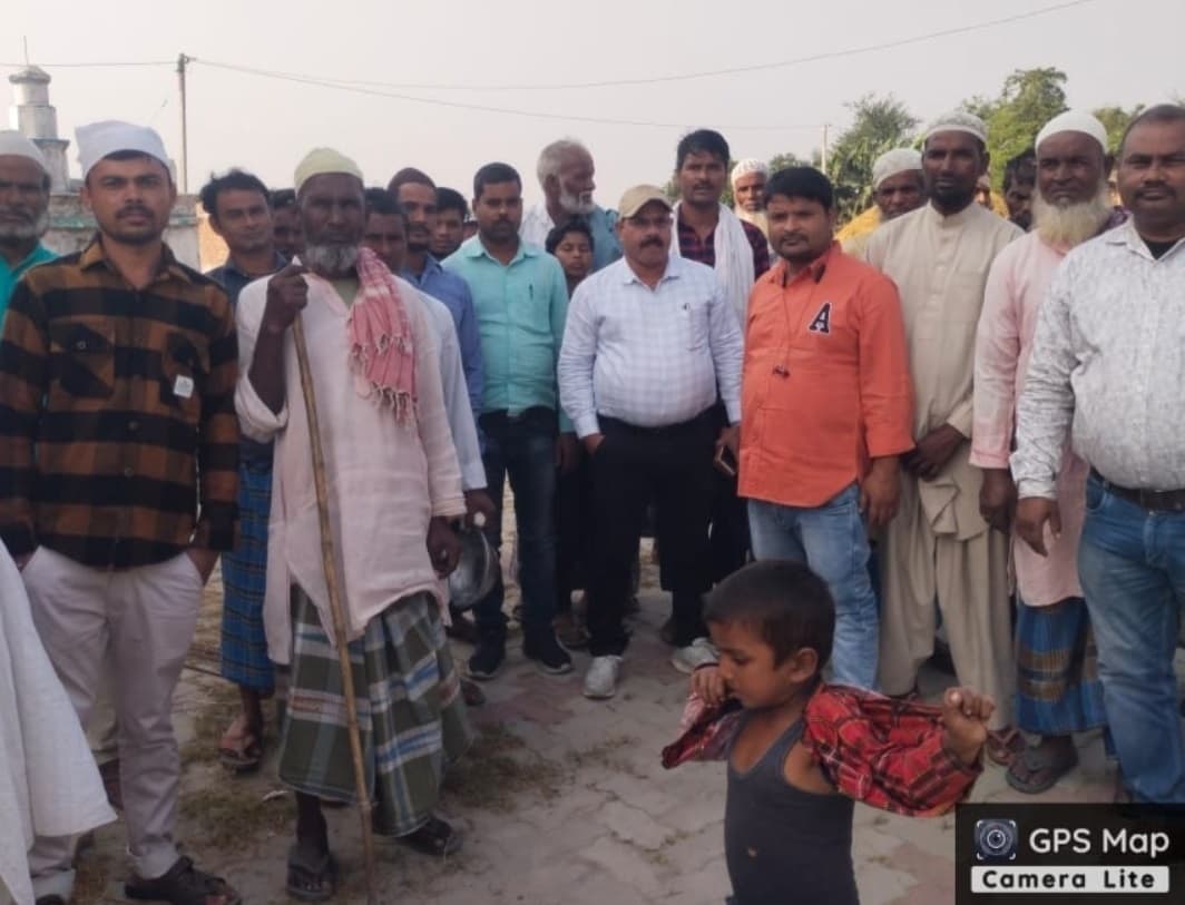 प्रखंड कार्यक्रम पदाधिकारी ने खेल मैदान का किया निरीक्षण