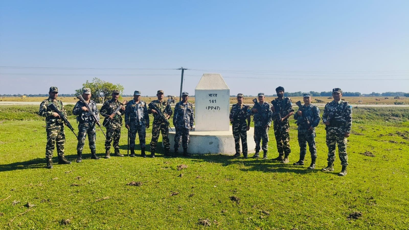 नोमेंसलेंड में एसएसबी व नेपाल एपीएफ ने की गश्ती