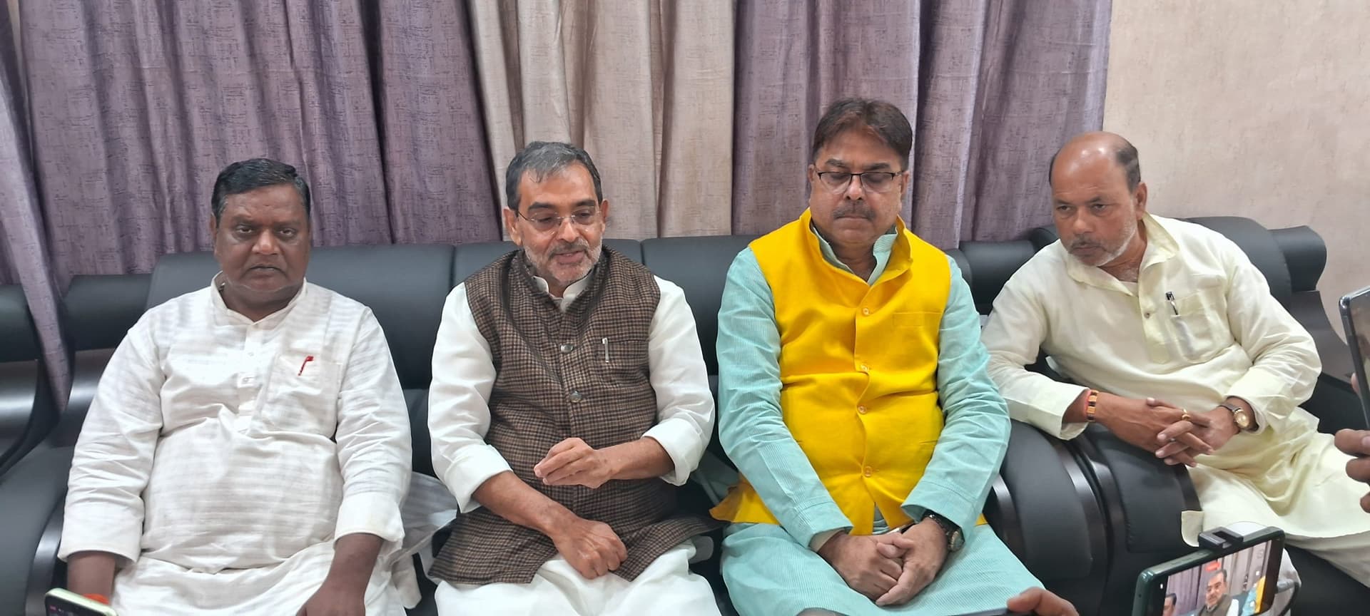 एनडीए सरकार में देश व प्रदेश में बेहतर हो रहा कार्य: उपेंद्र कुशवाहा