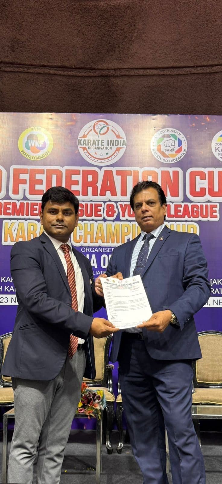 Karate: सुनील किस्पोट्टा बने आदिवासी एवं अल्पसंख्यक कराटे आयोग के अध्यक्ष