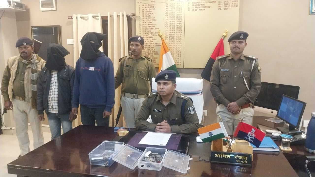 कुख्यात अपराधी दिनेश राठौर का भाई जितेंद्र के साथ राकेश गिरफ्तार