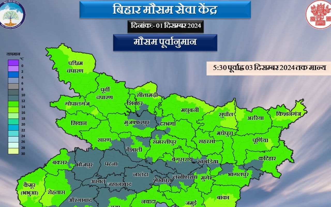 Kal Ka Mausam: बिहार के इन 12 जिलों में कल कोहरे के साथ मौसम होगा खराब, IMD ने जारी किया अलर्ट Kal Ka Mausam: बिहार के इन 12 जिलों में कल कोहरे के साथ मौसम होगा खराब, IMD ने जारी किया अलर्ट