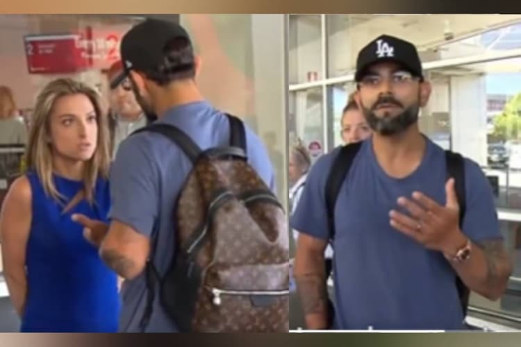 एयरपोर्ट पर भड़के कोहली, बच्चों की फोटो लेने पर ऑस्ट्रेलियाई मीडिया को सुनाई खरी-खोटी