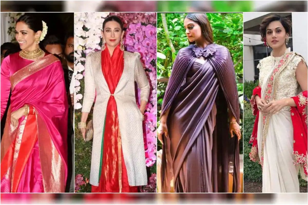 Fashion Tips For Women : सर्दियों में साड़ी के साथ ब्लाउज-हाई हील्स नहीं, पहनें ट्रेंडी स्वेटशर्ट और स्नीकर्स