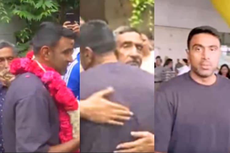 भारत लौटे अश्विन, माता-पिता ने लगाया गले, आंखों से छलकते रहे आंसू, Video