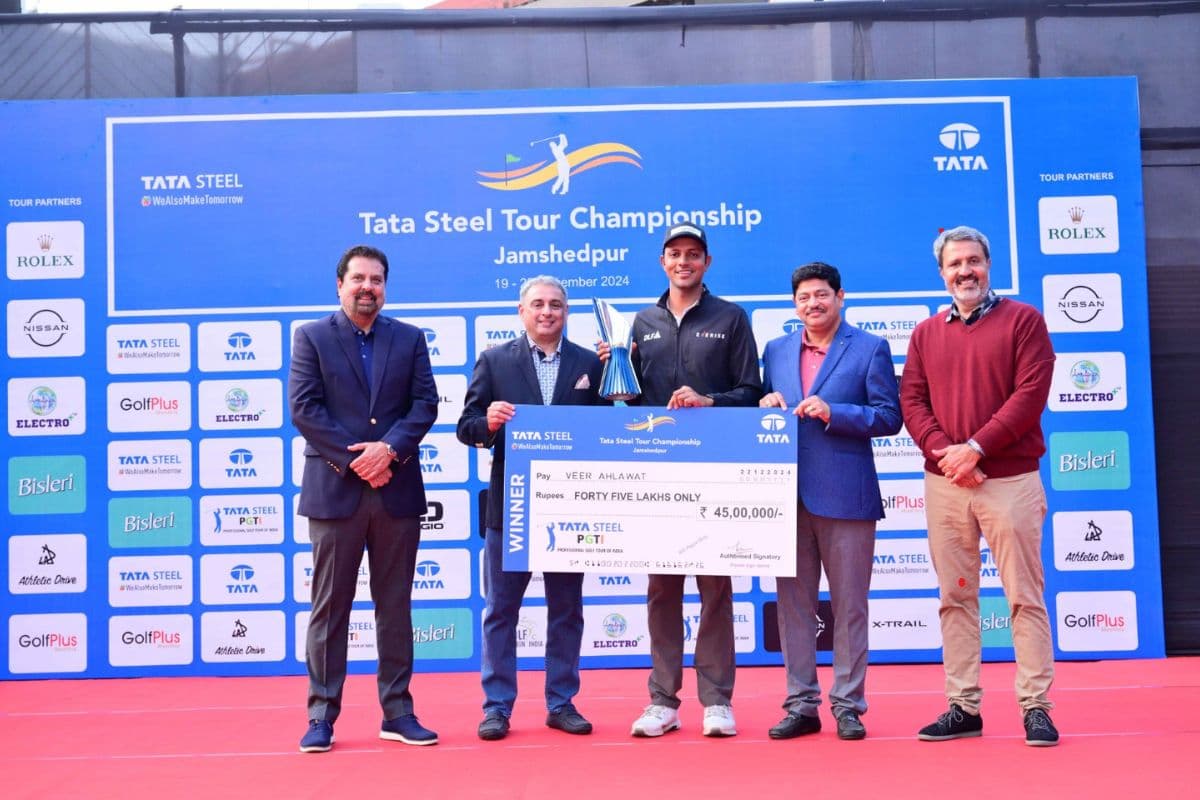Jamshedpur News: वीर अहलावत ने जीता टाटा स्टील गोल्फ टूर चैंपियनशिप का खिताब, मिला 45 लाख का इनाम