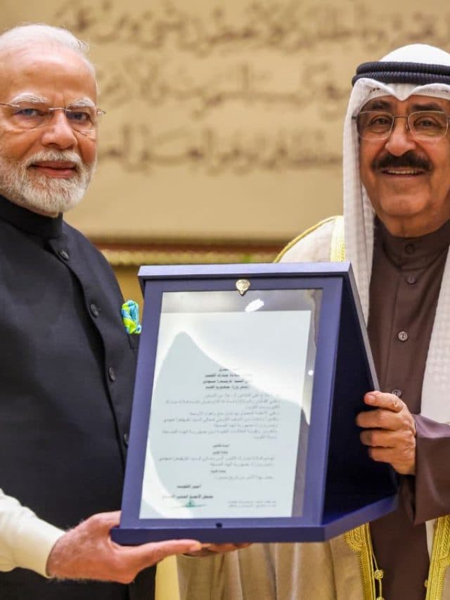 पीएम मोदी को मिला कुवैत का सर्वोच्च नागरिक सम्मान