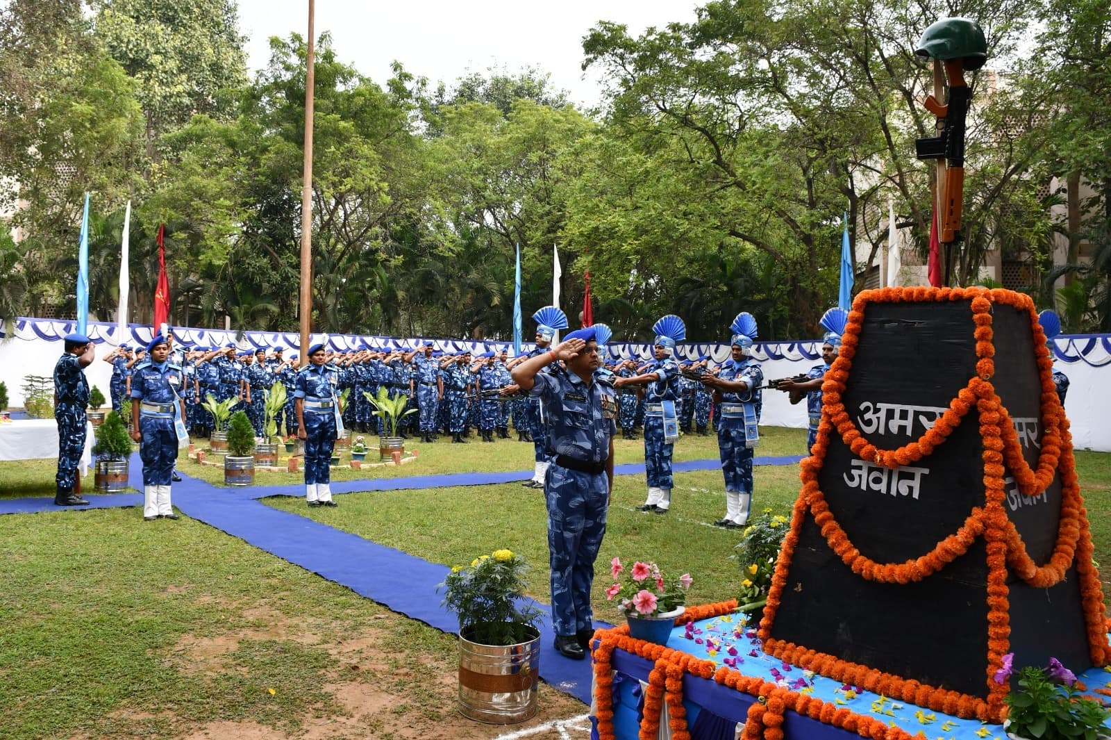 रैफ 106 बटालियन ने मनाया स्थापना दिवस
