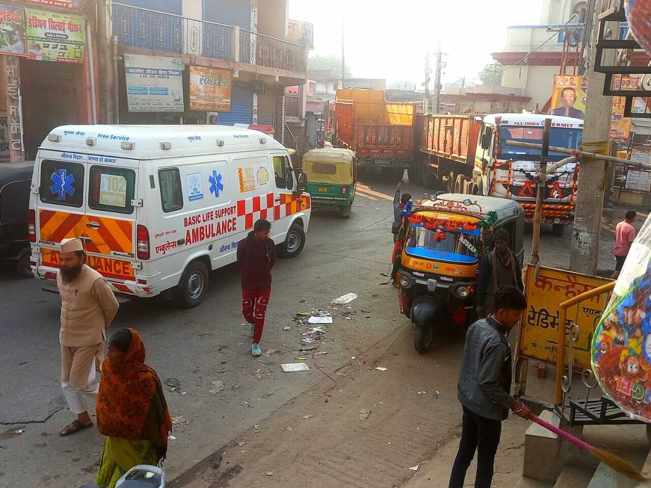 गिद्धौर बाजार में जाम, सुधि लेने वाला कोई नहीं